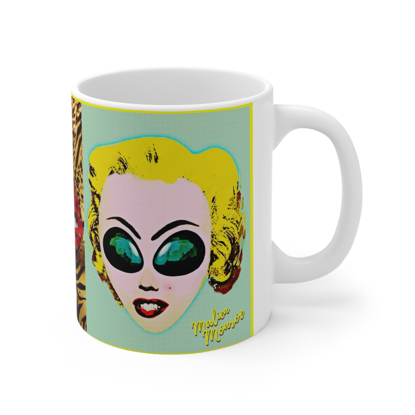 MUG: Malien Monroe Pop-Art #3 Ceramic Mug 11oz