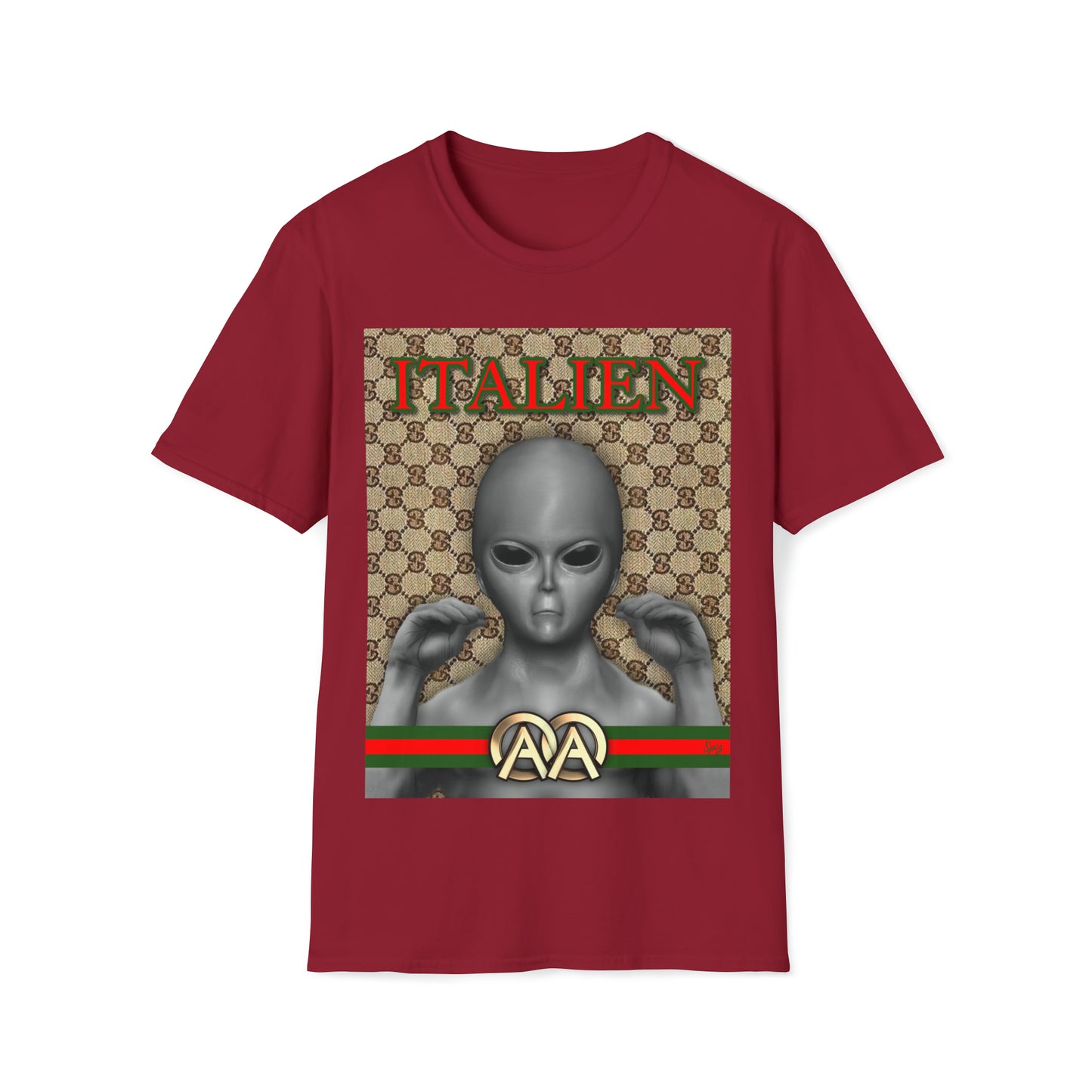 T ITALIEN Designer Unisex Softstyle T-Shirt