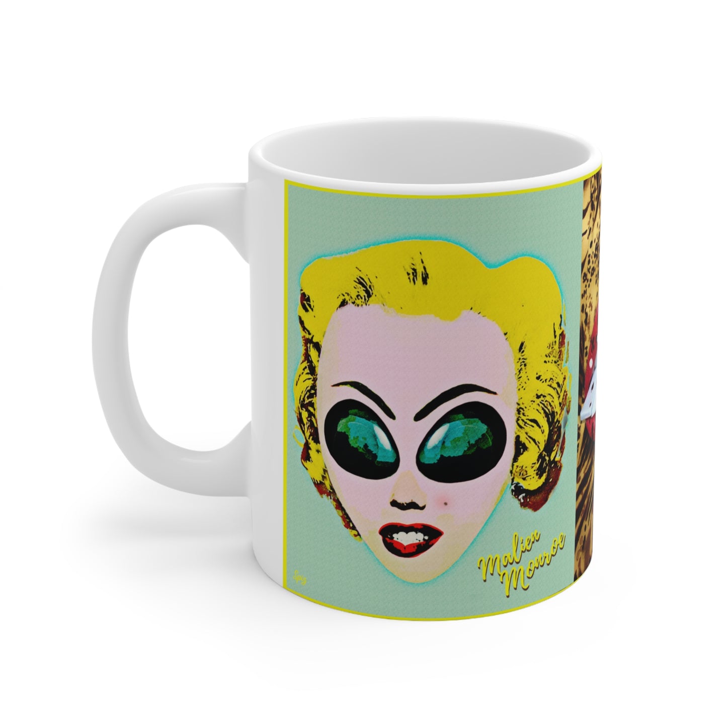 MUG: Malien Monroe Pop-Art #3 Ceramic Mug 11oz