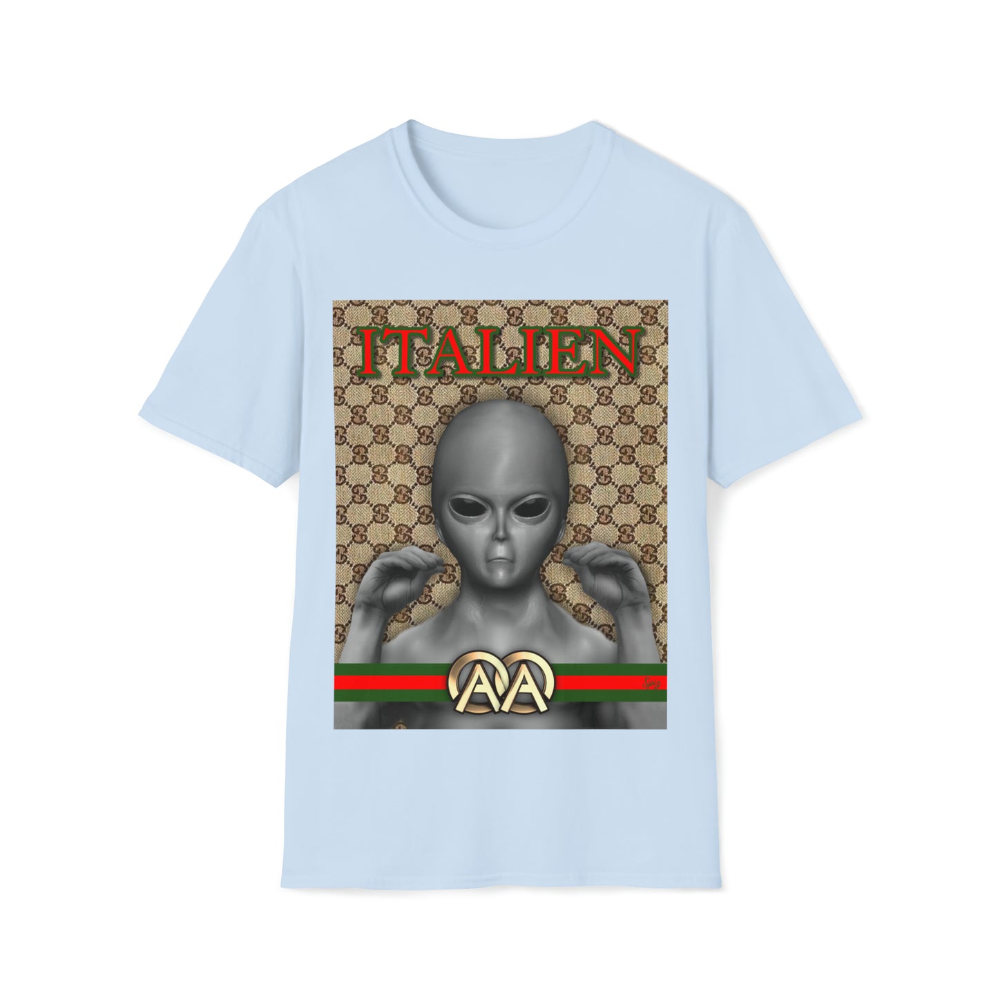 T ITALIEN Designer Unisex Softstyle T-Shirt