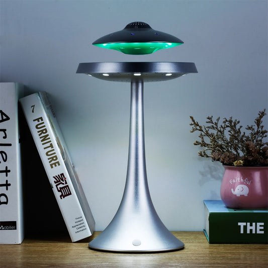 GA Levitating UFO Wireless Portable Speaker with LED Levitating Amplifier For Phone Floating Table Lamp Room Décor