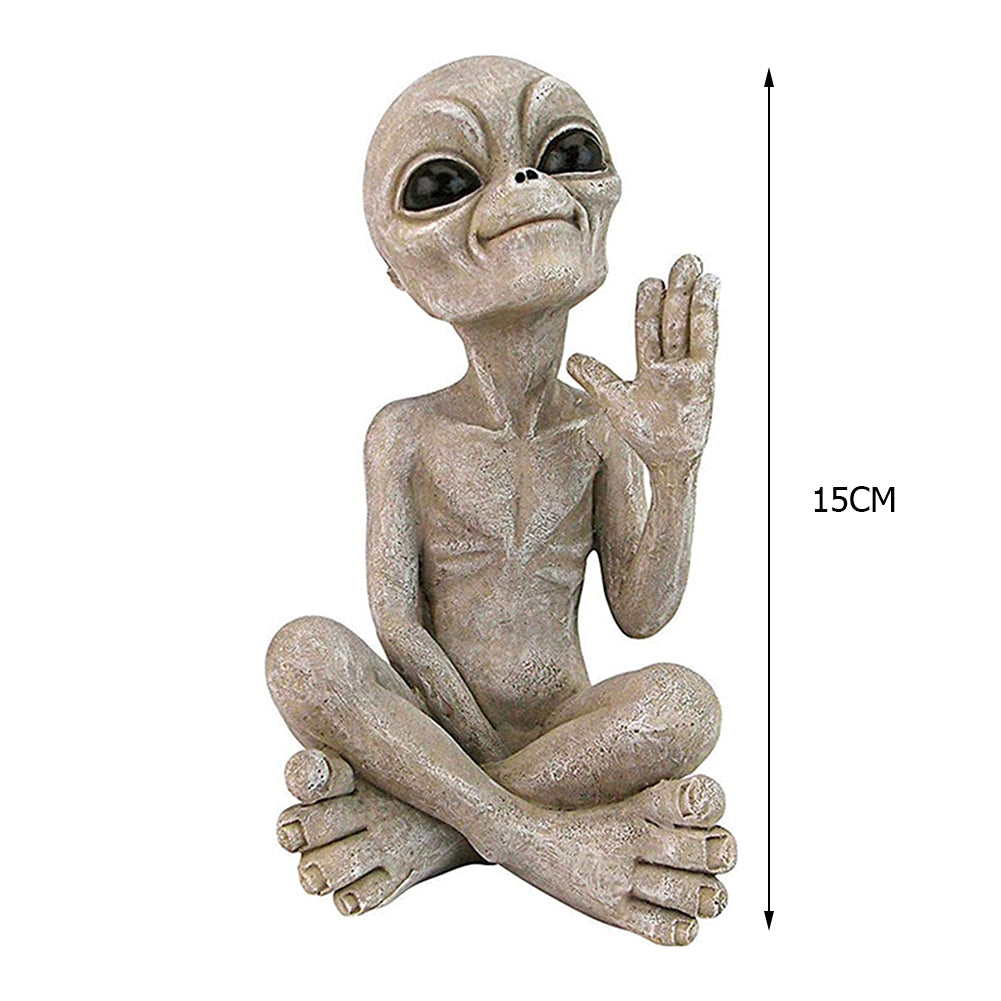 SC Alien Resin Ornaments Fun Indoor/Outdoor Garden Statues