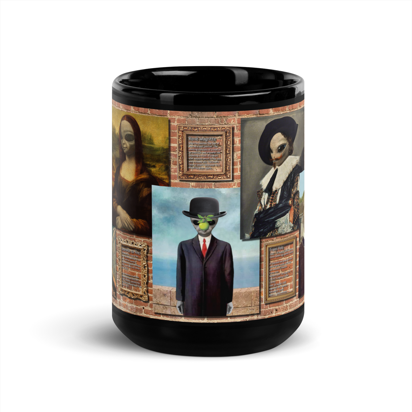 MUG: Art Masters Montage Black Glossy Mug