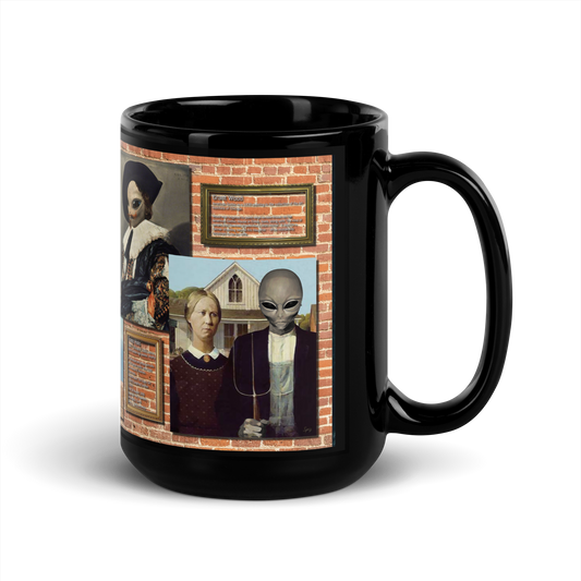 MUG: Art Masters Montage Black Glossy Mug