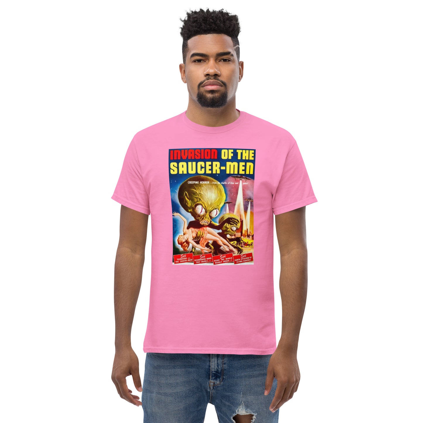 T Invasion Of The Saucer-Men Men's classic tee