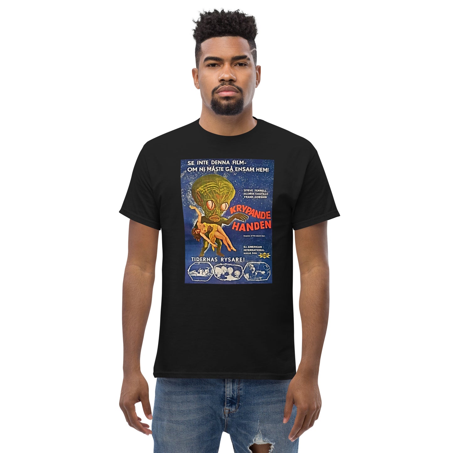 T Krypande Hande (Creepy Hand) Retro Movie Men's classic tee