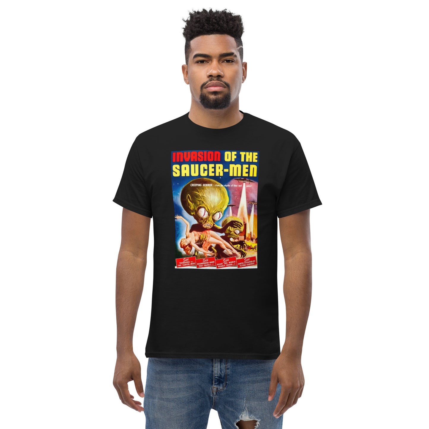 T Invasion Of The Saucer-Men Men's classic tee