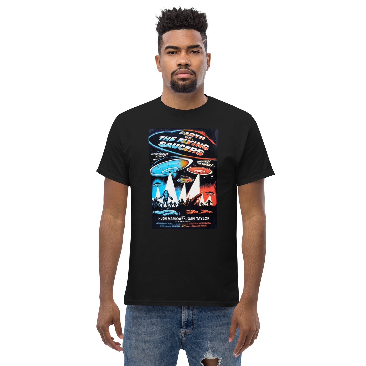 T Earth Vs Flying Saucers #2 Men's classic tee