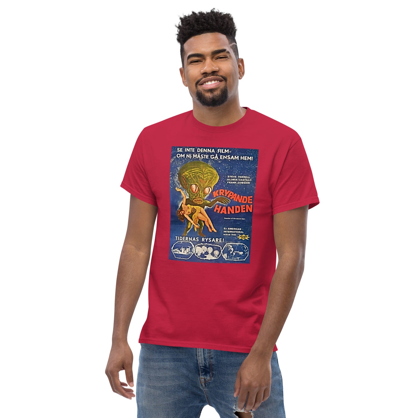 T Krypande Hande (Creepy Hand) Retro Movie Men's classic tee