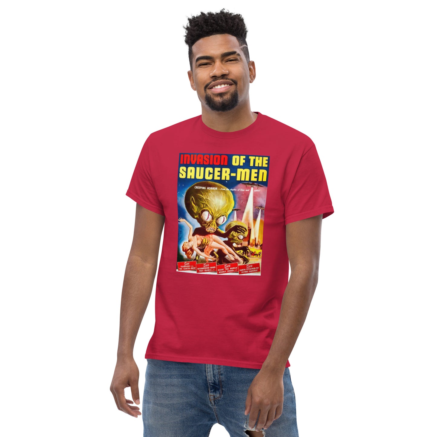 T Invasion Of The Saucer-Men Men's classic tee