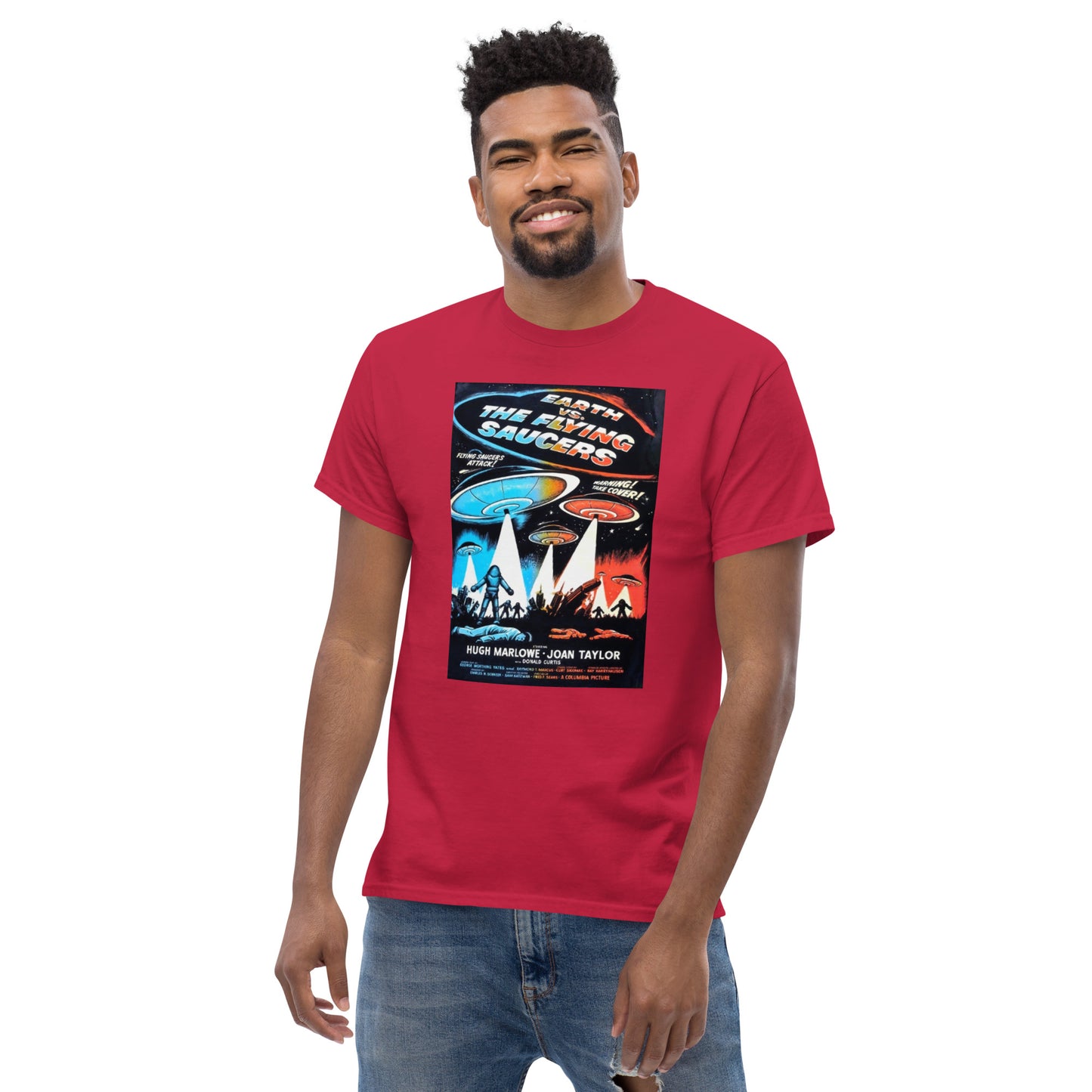 T Earth Vs Flying Saucers #2 Men's classic tee