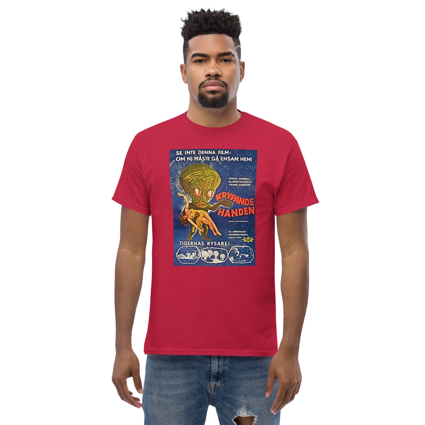 T Krypande Hande (Creepy Hand) Retro Movie Men's classic tee