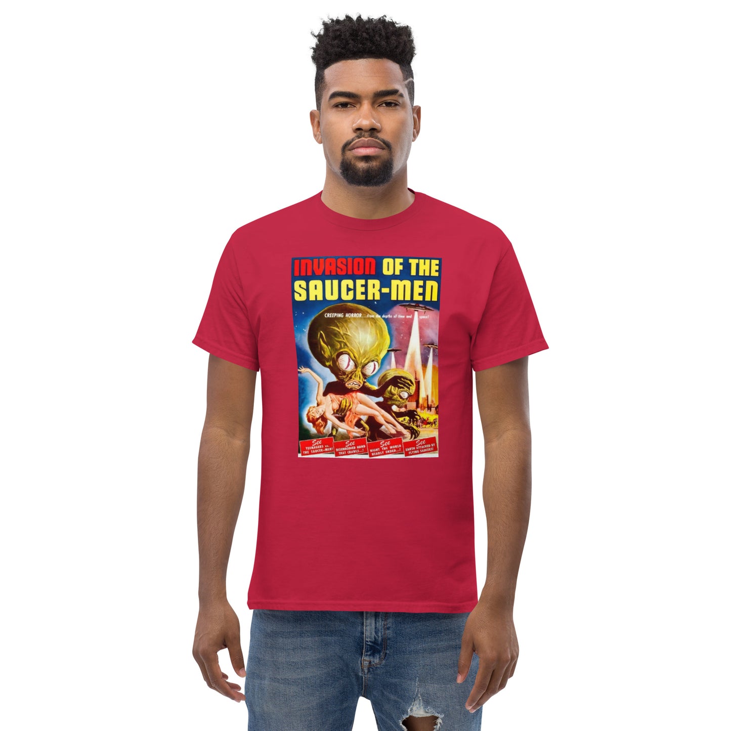 T Invasion Of The Saucer-Men Men's classic tee