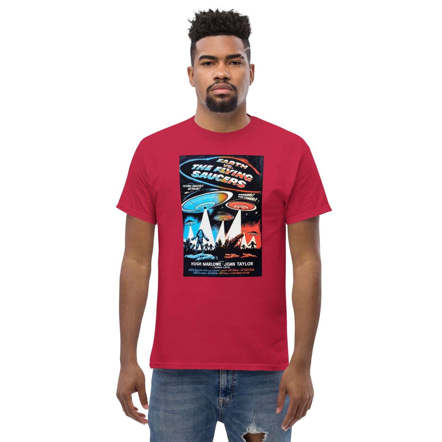 T Earth Vs Flying Saucers #2 Men's classic tee