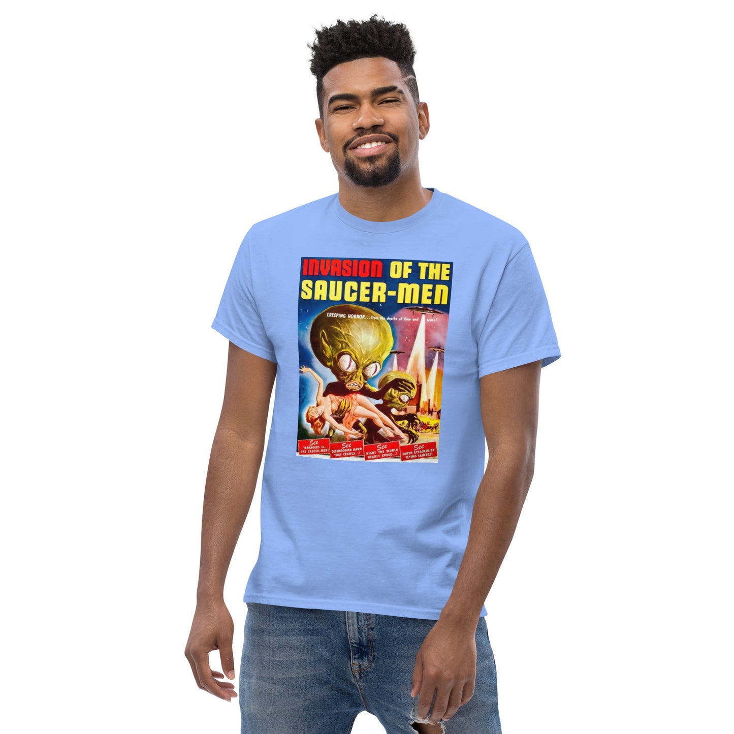 T Invasion Of The Saucer-Men Men's classic tee