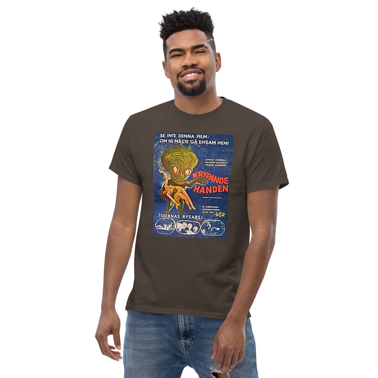 T Krypande Hande (Creepy Hand) Retro Movie Men's classic tee