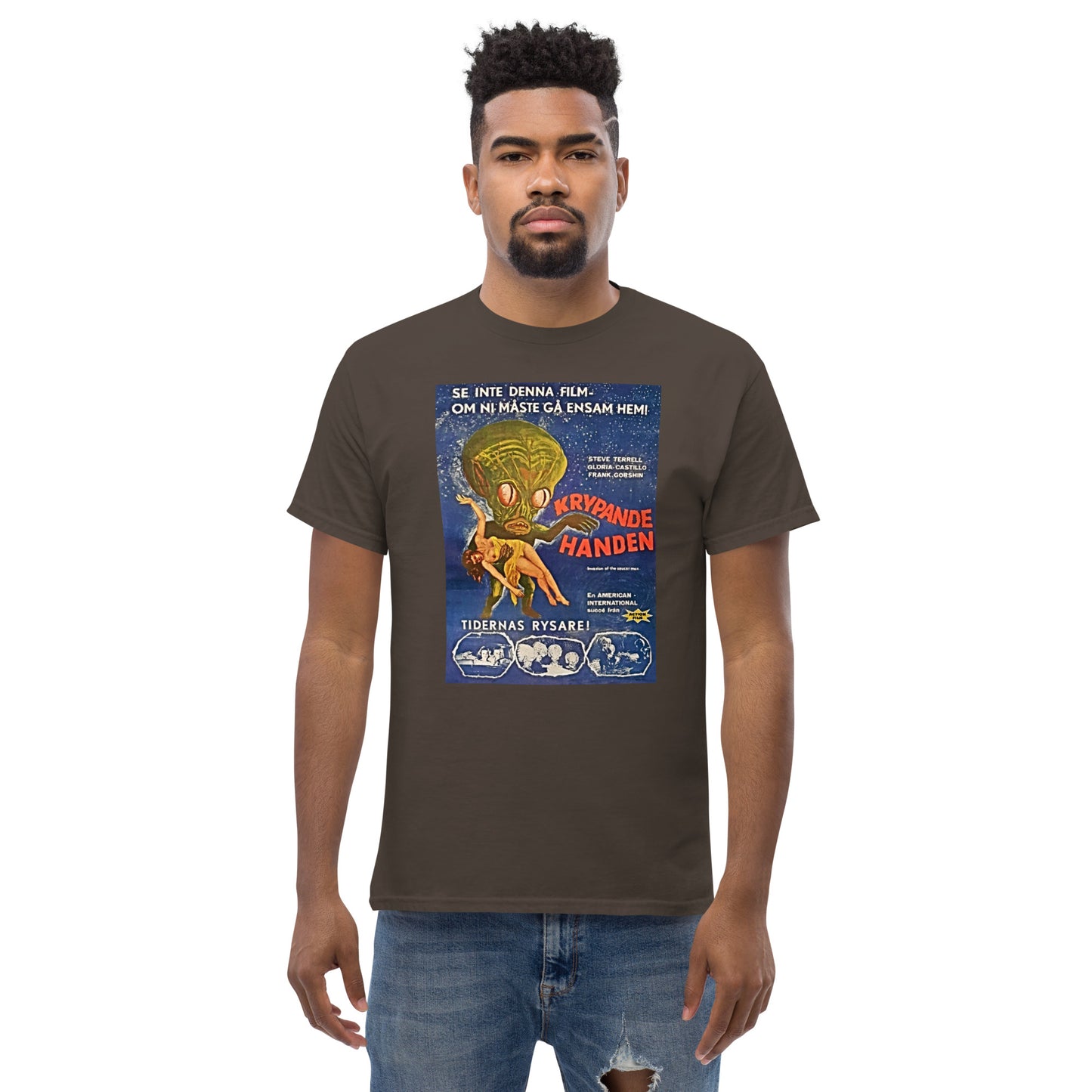 T Krypande Hande (Creepy Hand) Retro Movie Men's classic tee