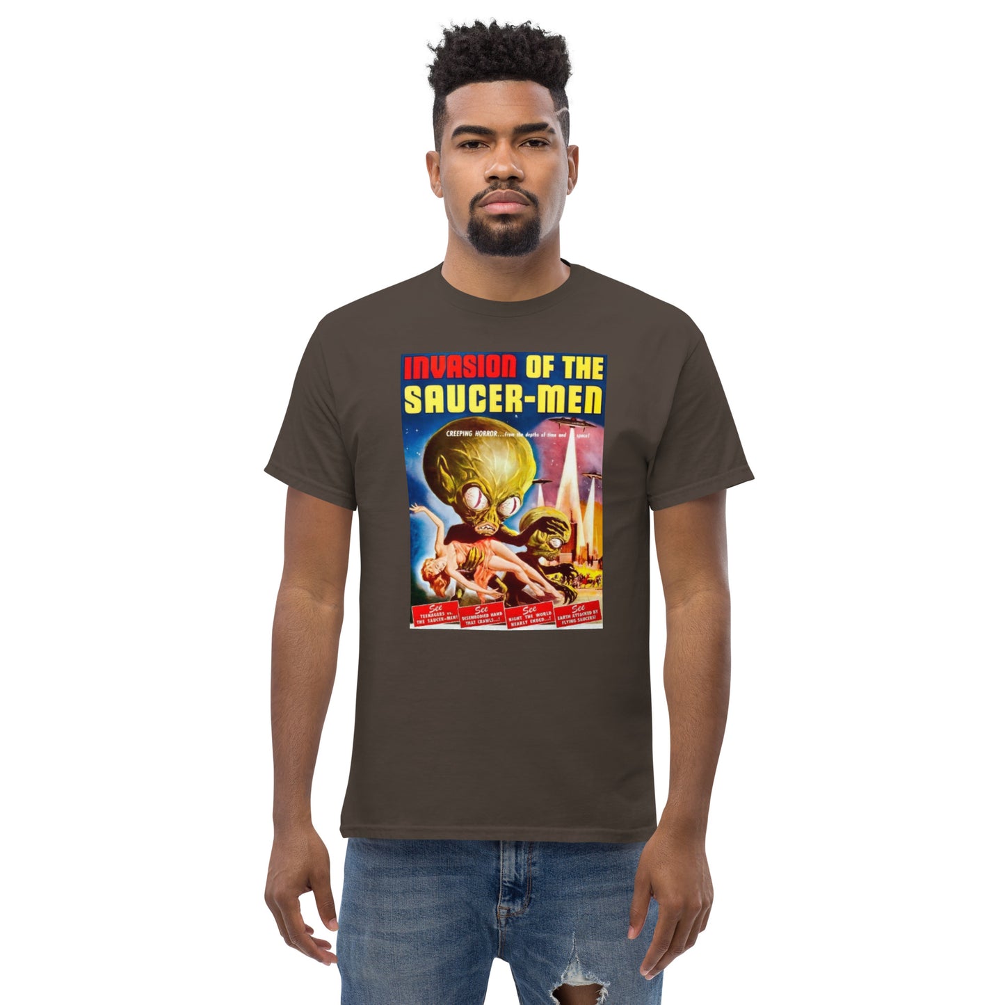 T Invasion Of The Saucer-Men Men's classic tee