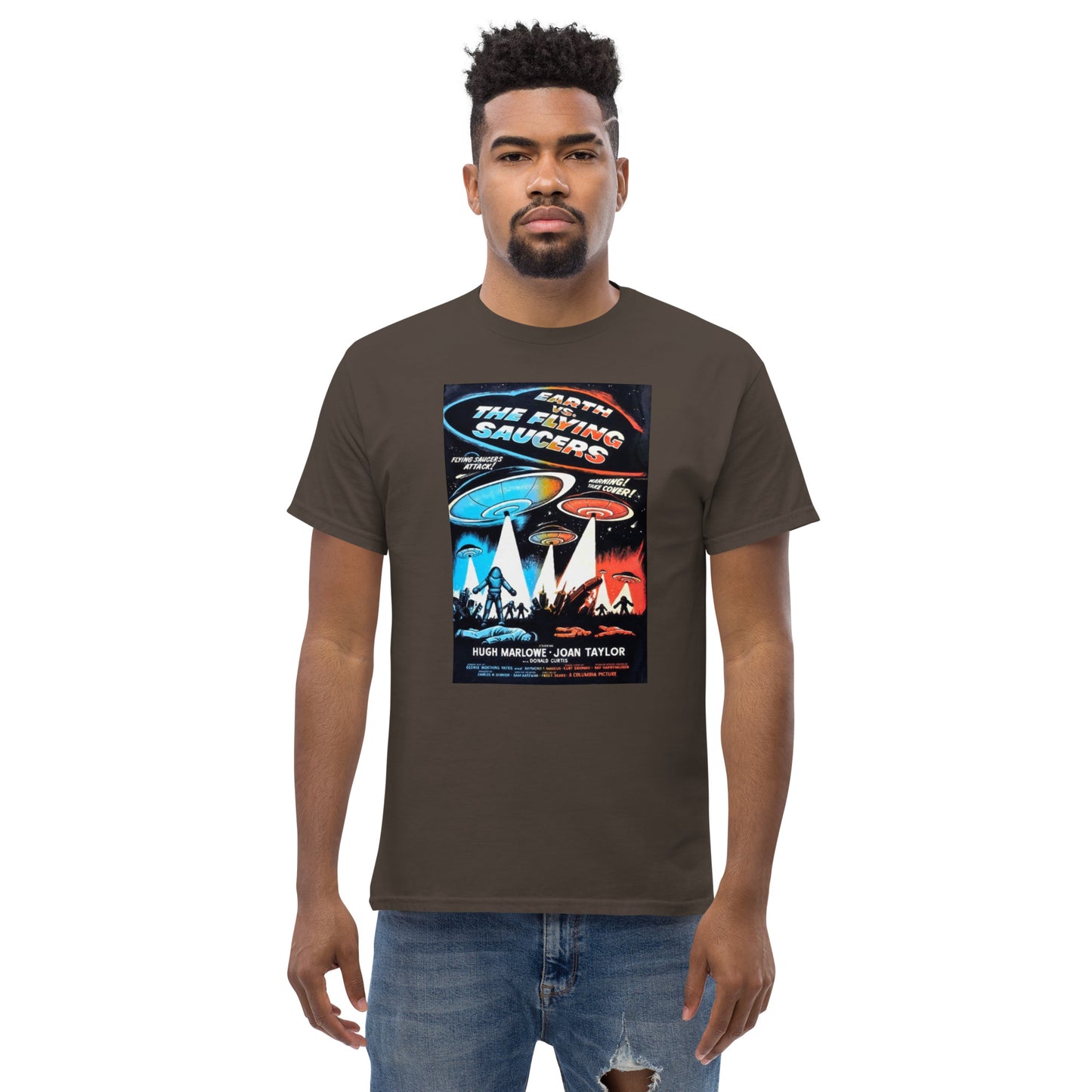 T Earth Vs Flying Saucers #2 Men's classic tee