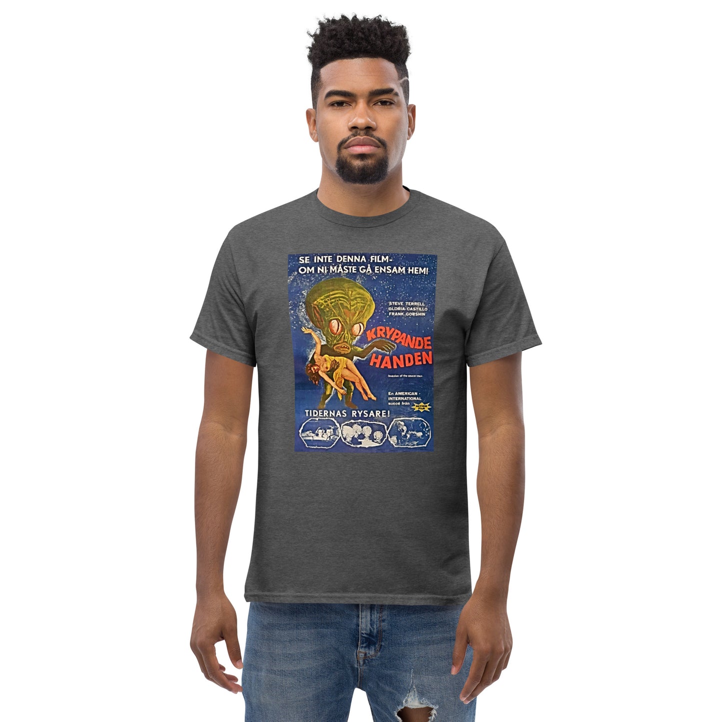 T Krypande Hande (Creepy Hand) Retro Movie Men's classic tee