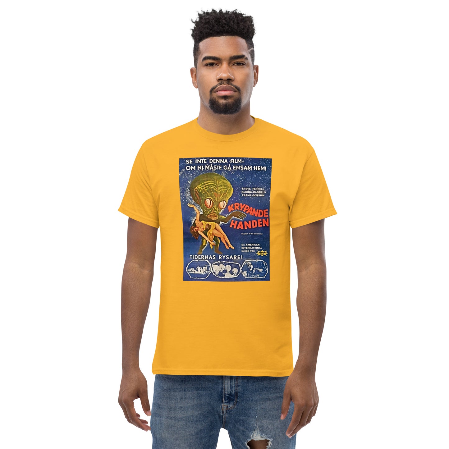 T Krypande Hande (Creepy Hand) Retro Movie Men's classic tee