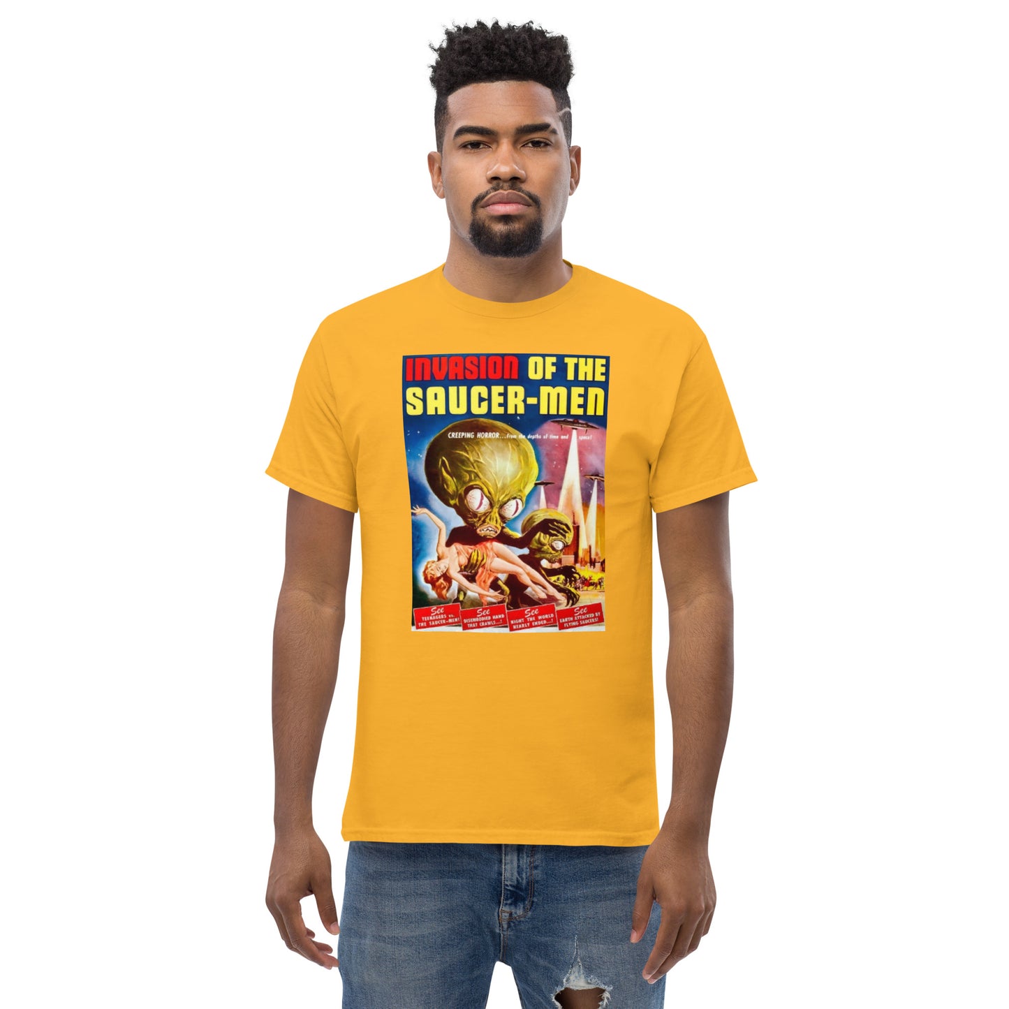 T Invasion Of The Saucer-Men Men's classic tee