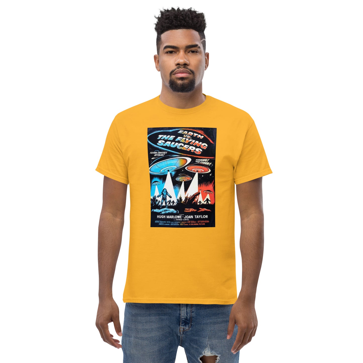 T Earth Vs Flying Saucers #2 Men's classic tee