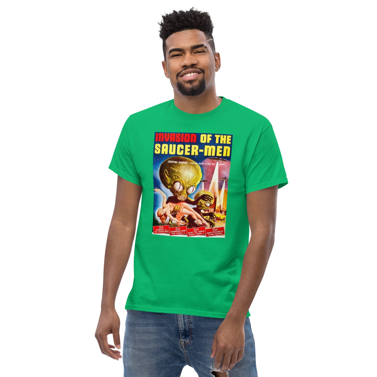 T Invasion Of The Saucer-Men Men's classic tee