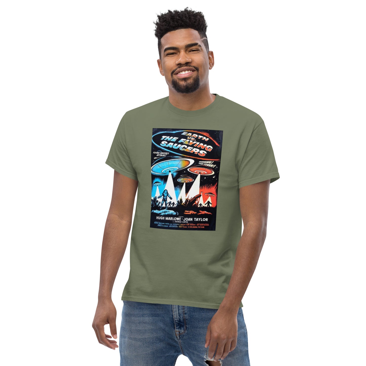 T Earth Vs Flying Saucers #2 Men's classic tee