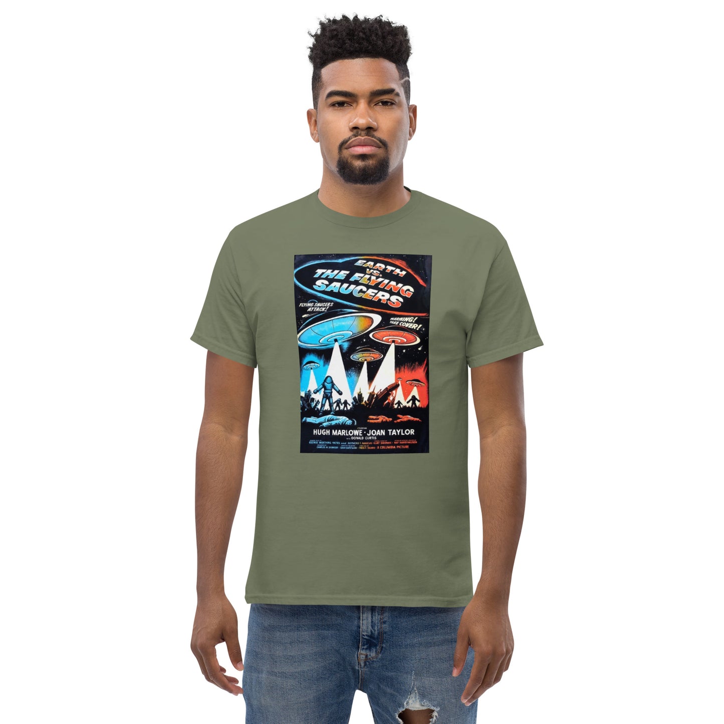 T Earth Vs Flying Saucers #2 Men's classic tee