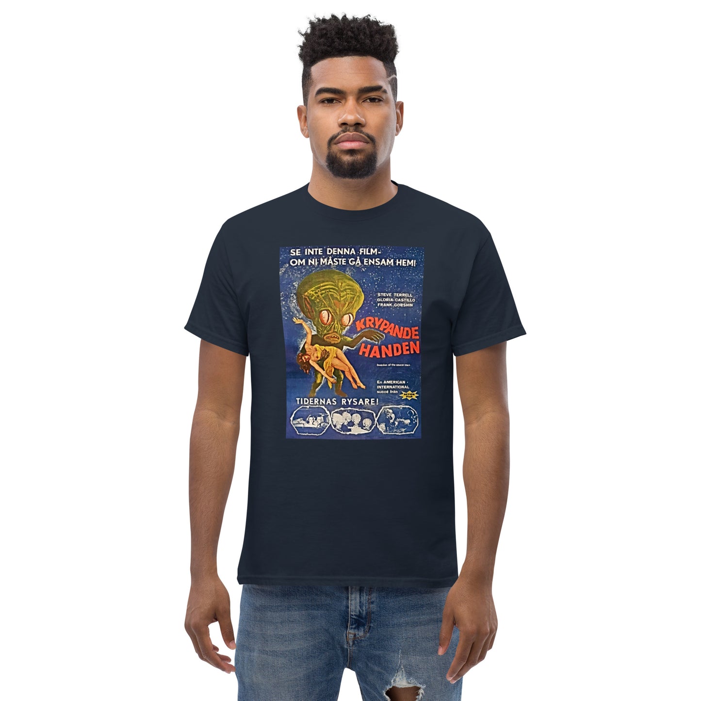 T Krypande Hande (Creepy Hand) Retro Movie Men's classic tee