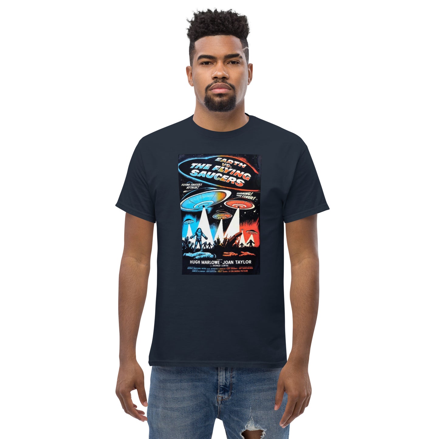 T Earth Vs Flying Saucers #2 Men's classic tee