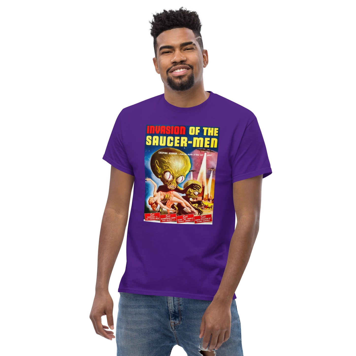 T Invasion Of The Saucer-Men Men's classic tee