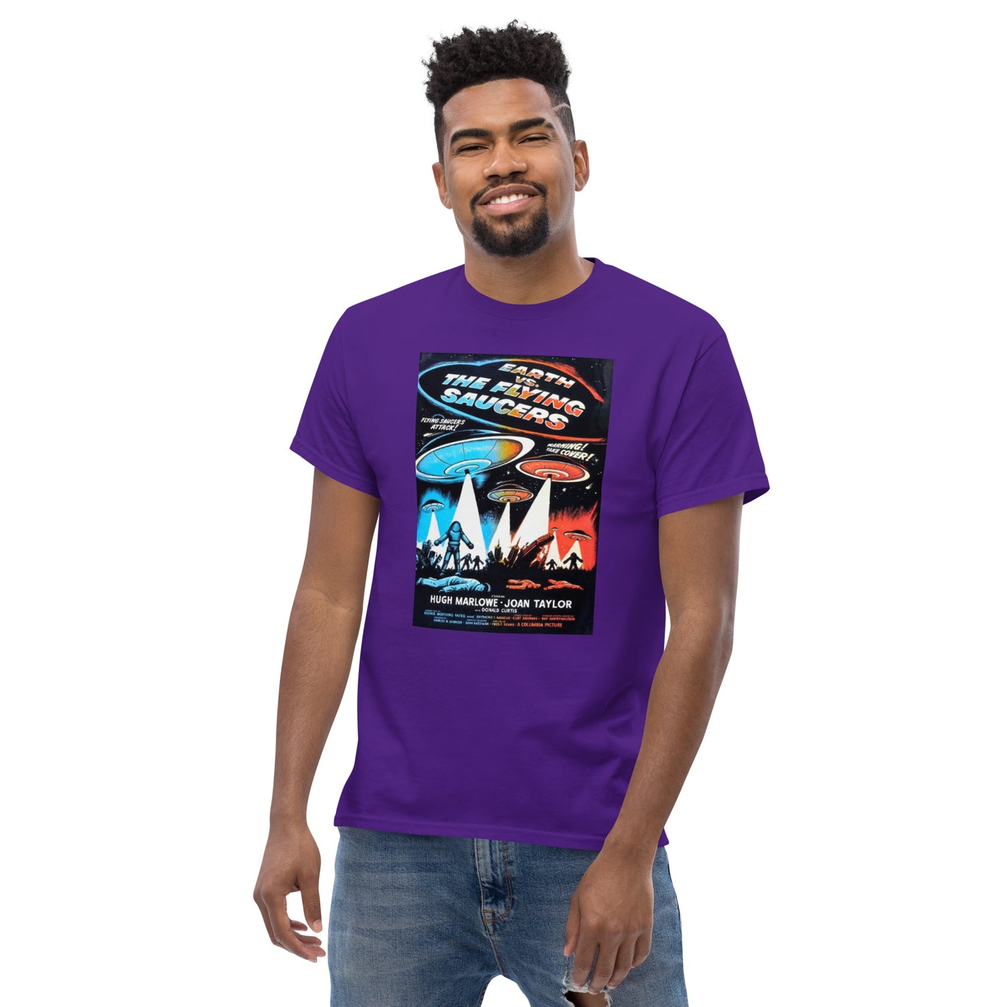 T Earth Vs Flying Saucers #2 Men's classic tee