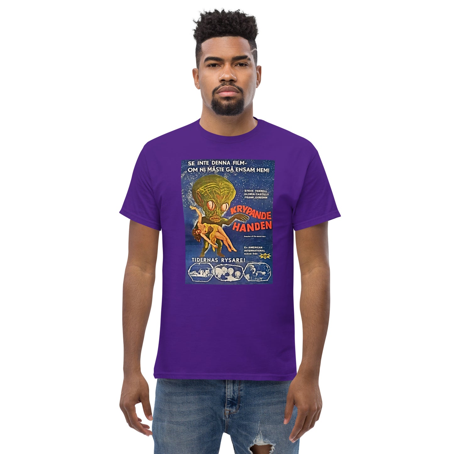 T Krypande Hande (Creepy Hand) Retro Movie Men's classic tee