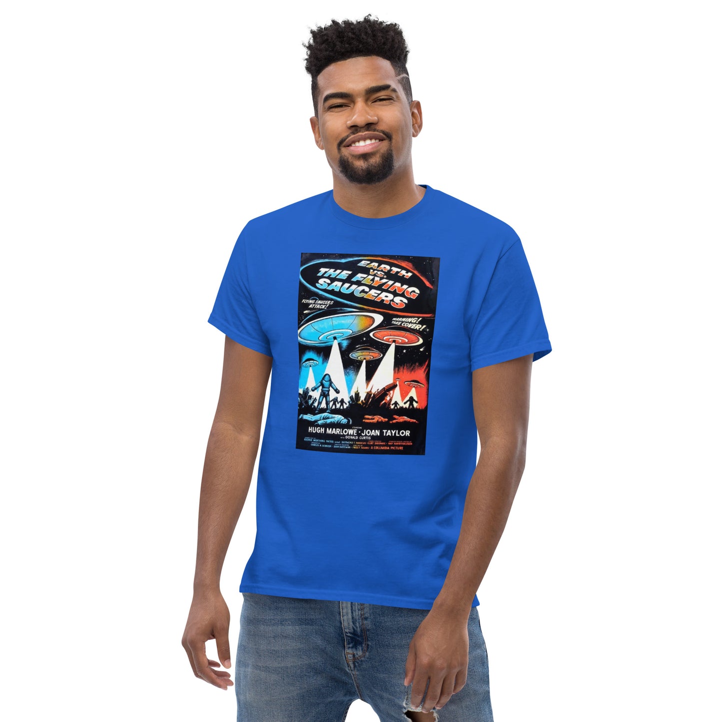 T Earth Vs Flying Saucers #2 Men's classic tee