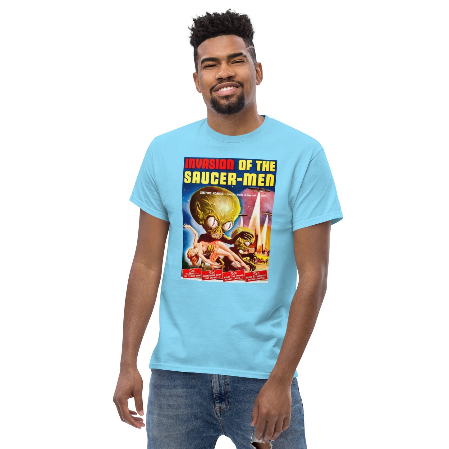 T Invasion Of The Saucer-Men Men's classic tee