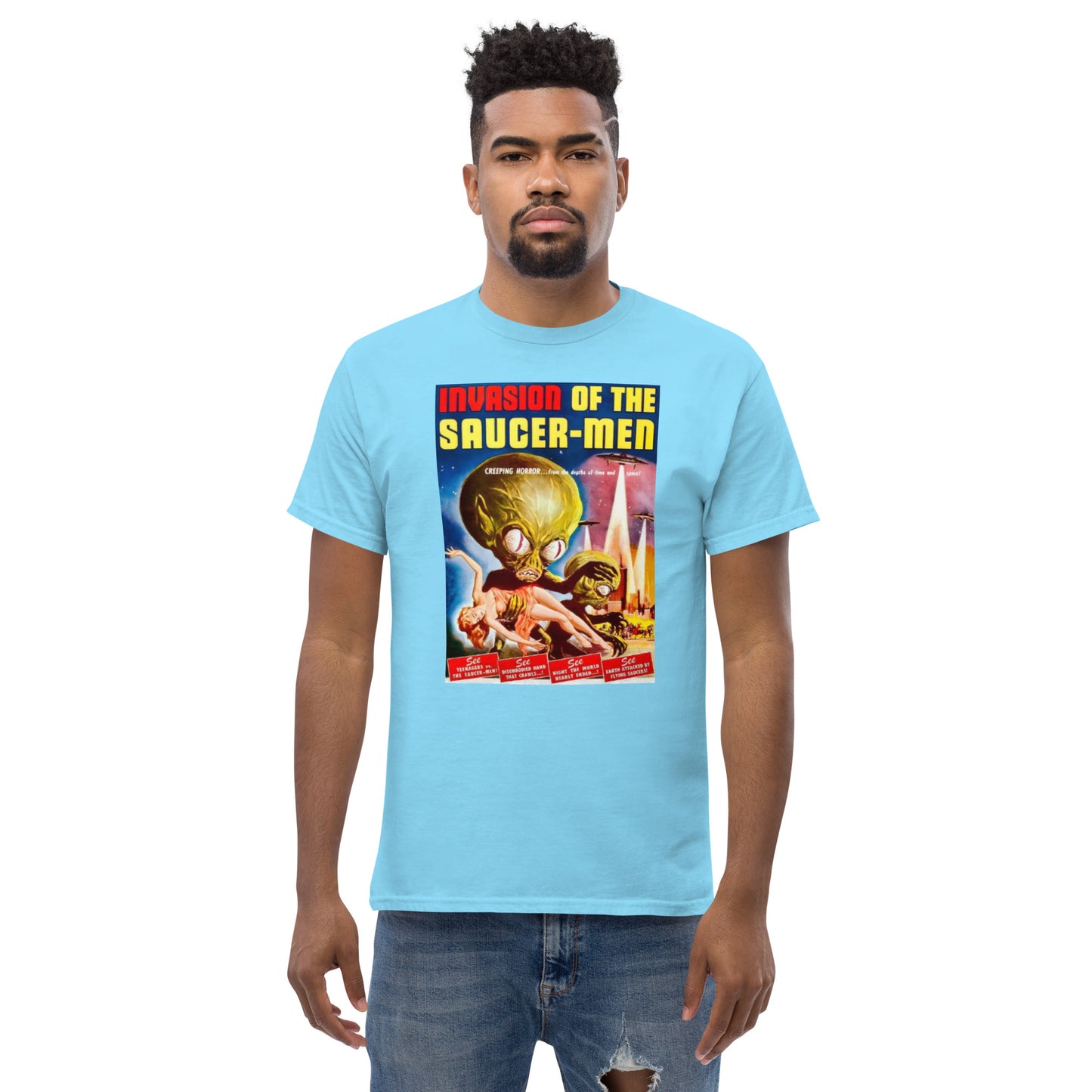 T Invasion Of The Saucer-Men Men's classic tee