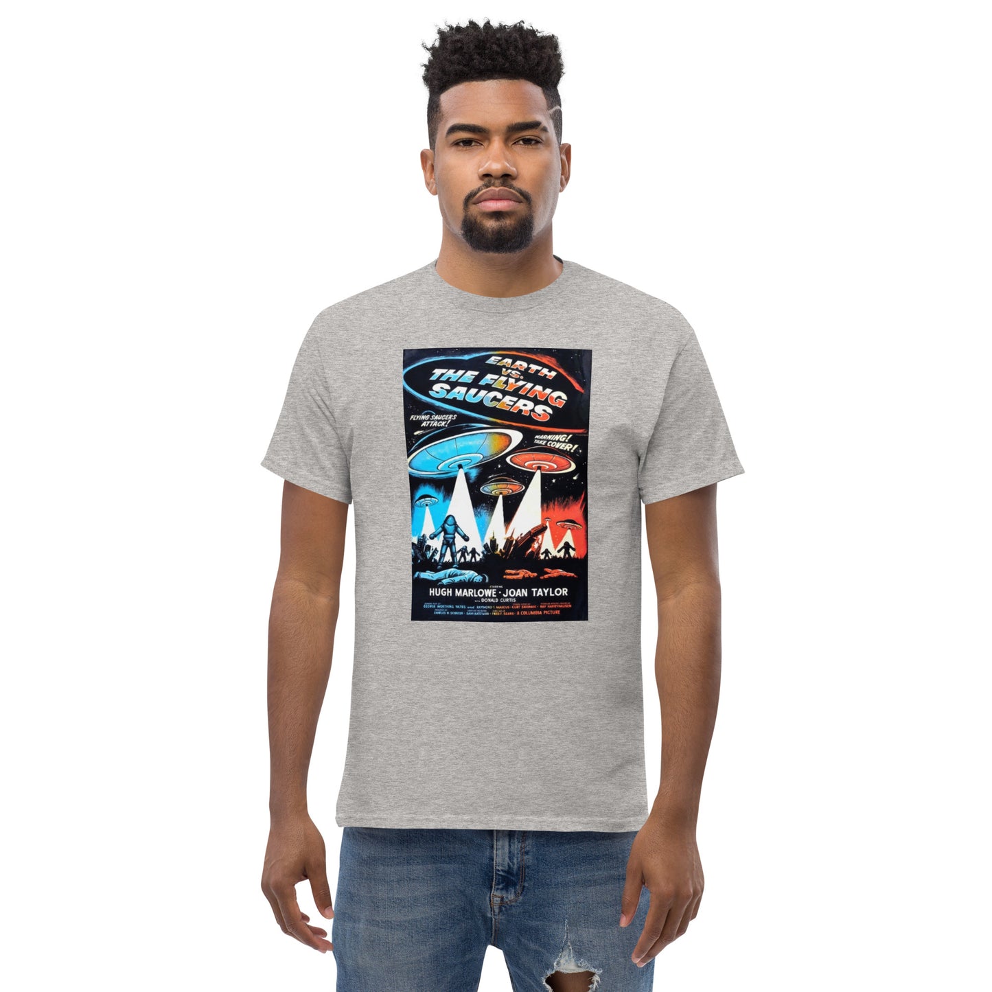 T Earth Vs Flying Saucers #2 Men's classic tee