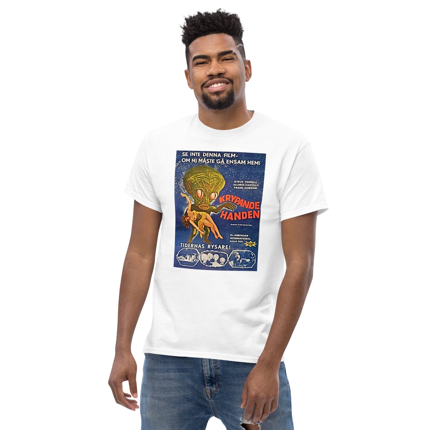 T Krypande Hande (Creepy Hand) Retro Movie Men's classic tee