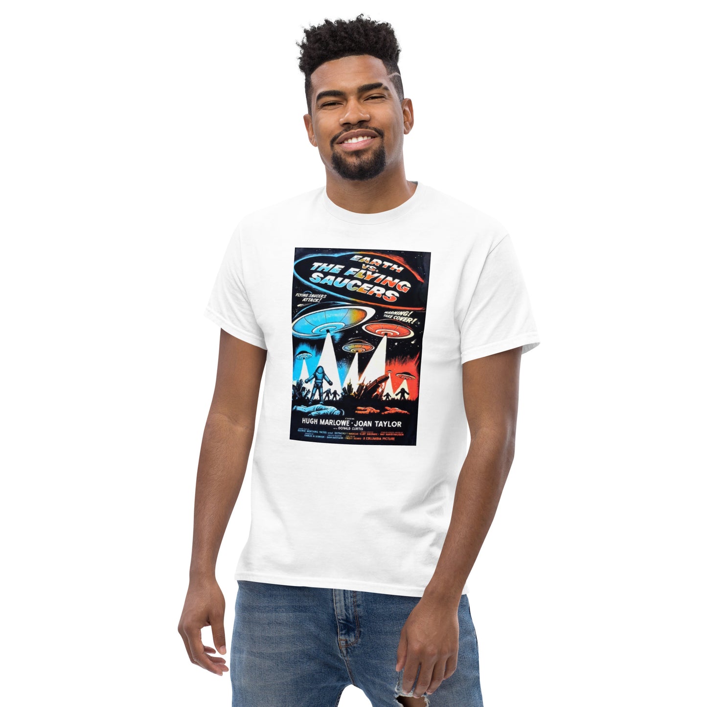 T Earth Vs Flying Saucers #2 Men's classic tee