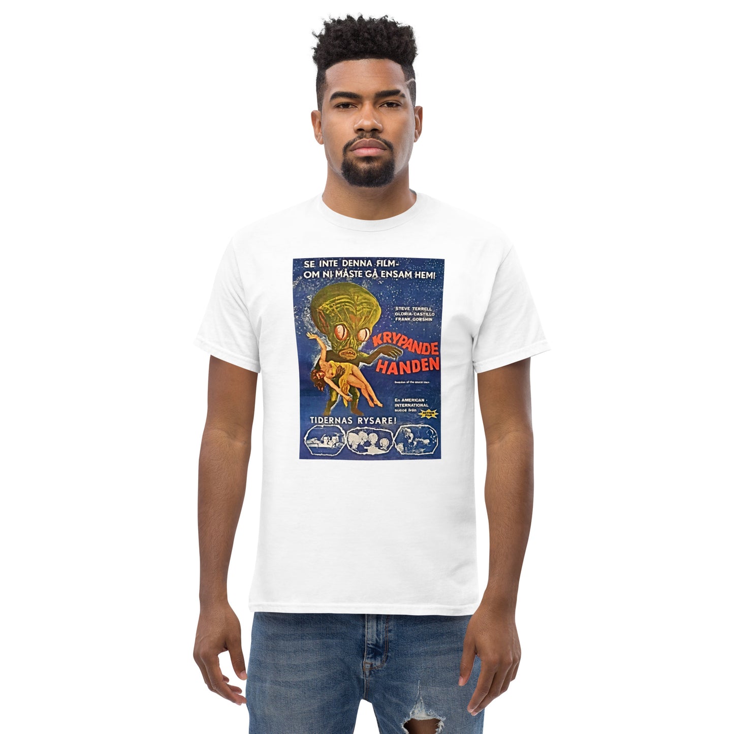 T Krypande Hande (Creepy Hand) Retro Movie Men's classic tee