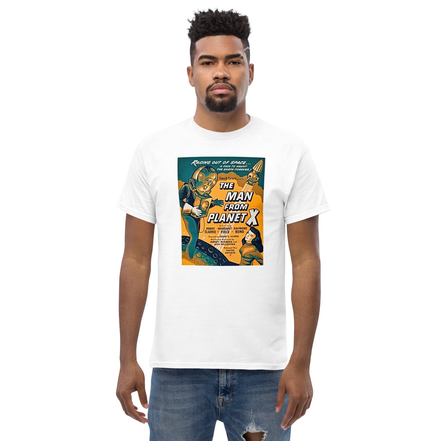 T The Man From Planet X Men's classic tee