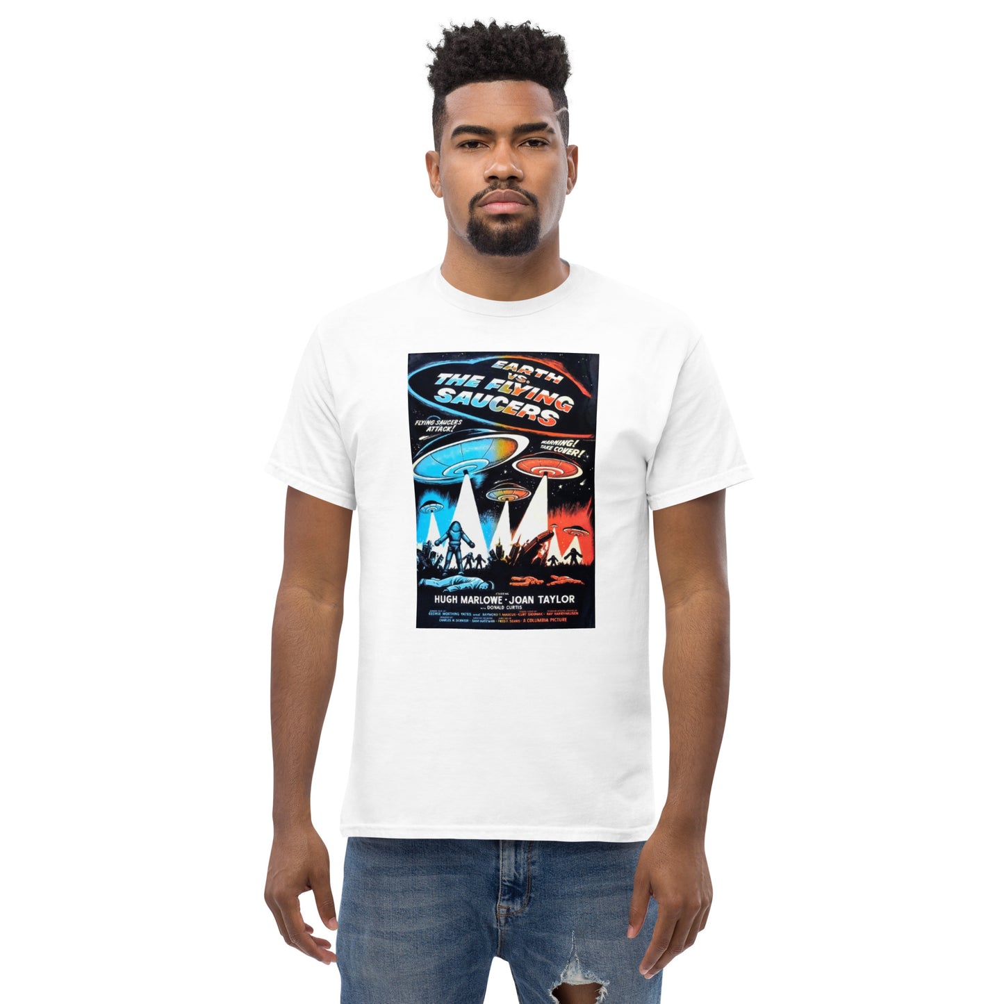 T Earth Vs Flying Saucers #2 Men's classic tee